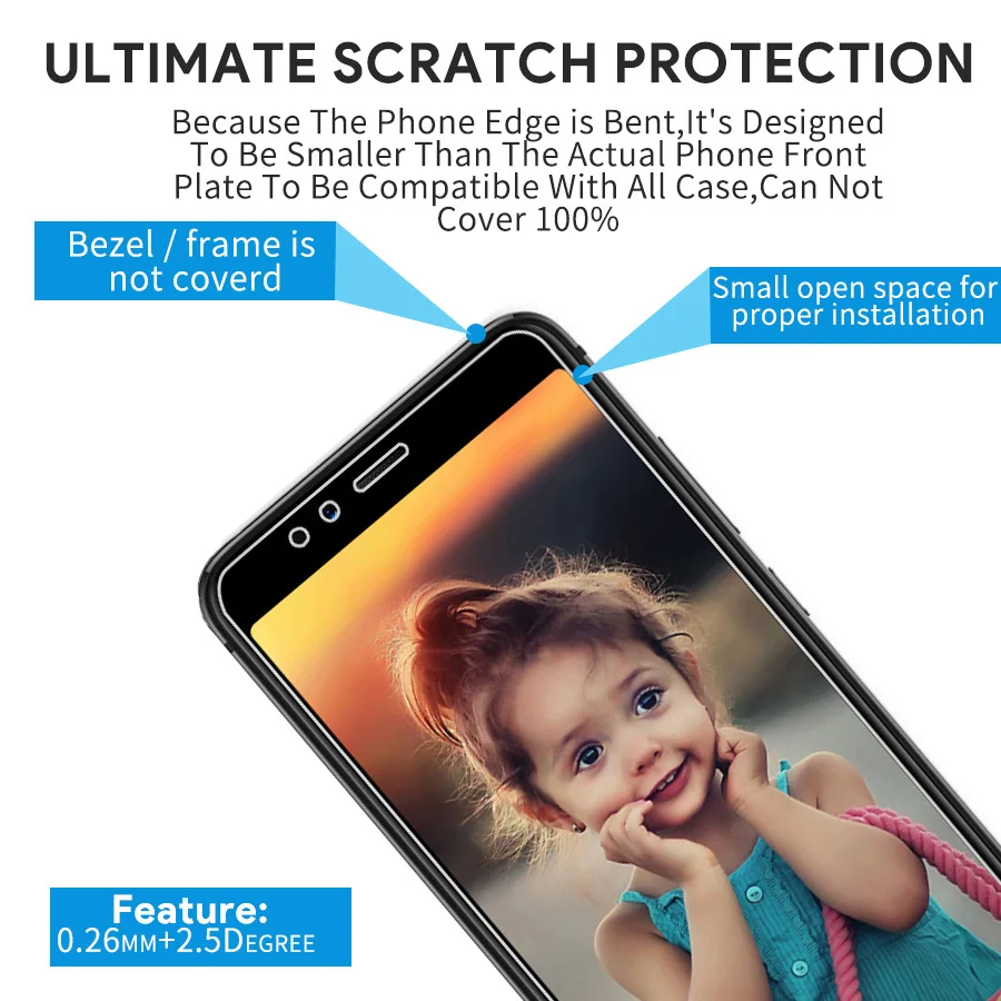2.5D Закаленное стекло для Lenovo S5 Защитная пленка 9H Взрывозащищенный ЖК-экран