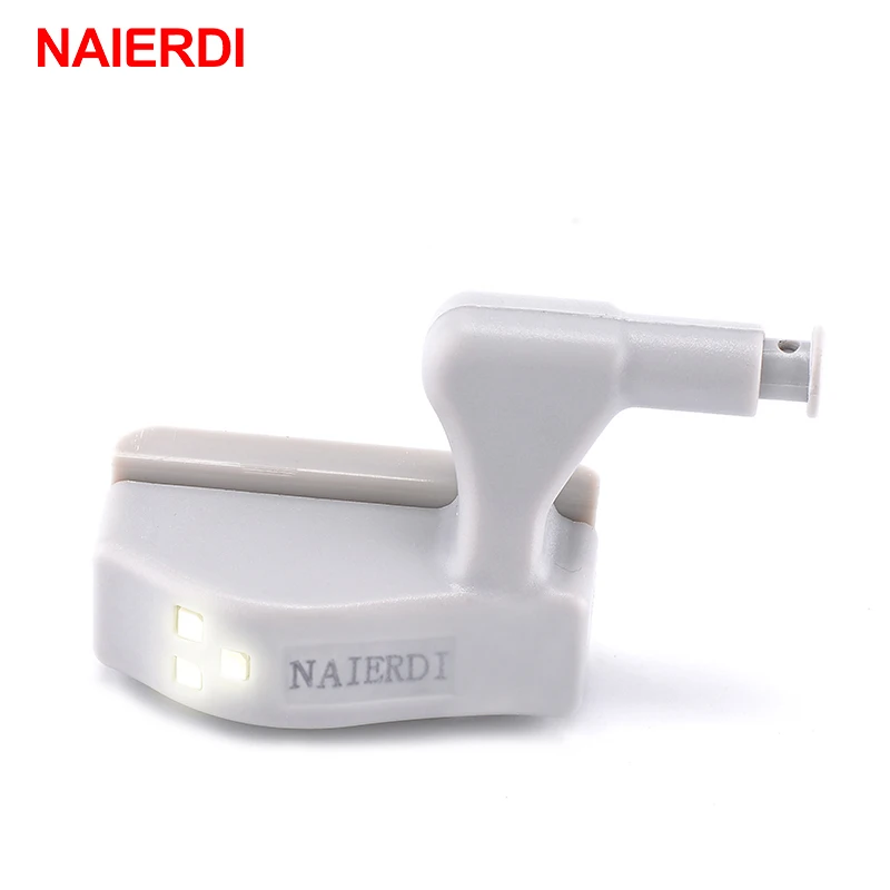 

10PCS NAIERDI Universal Hinge LED Sensor Light Kitchen Bedroom Living Room Cabinet Cupboard Closet Wardrobe 0.25W Inner Light