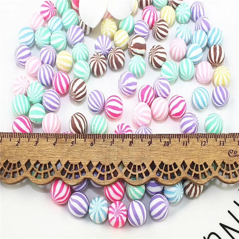 10 шт. милые глины конфеты амулеты для слизи Полимерная глина DIY торт телефон