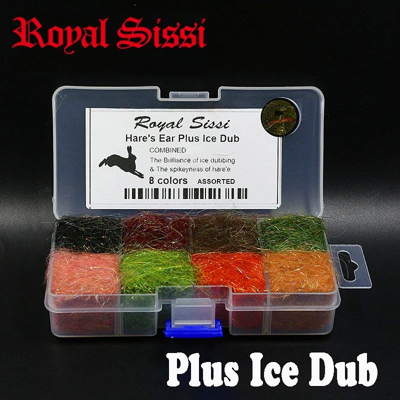 Дозатор для дубления ушей Royal Sissi hare Plus ice dub 8 цветов Чехия материал подвязки и