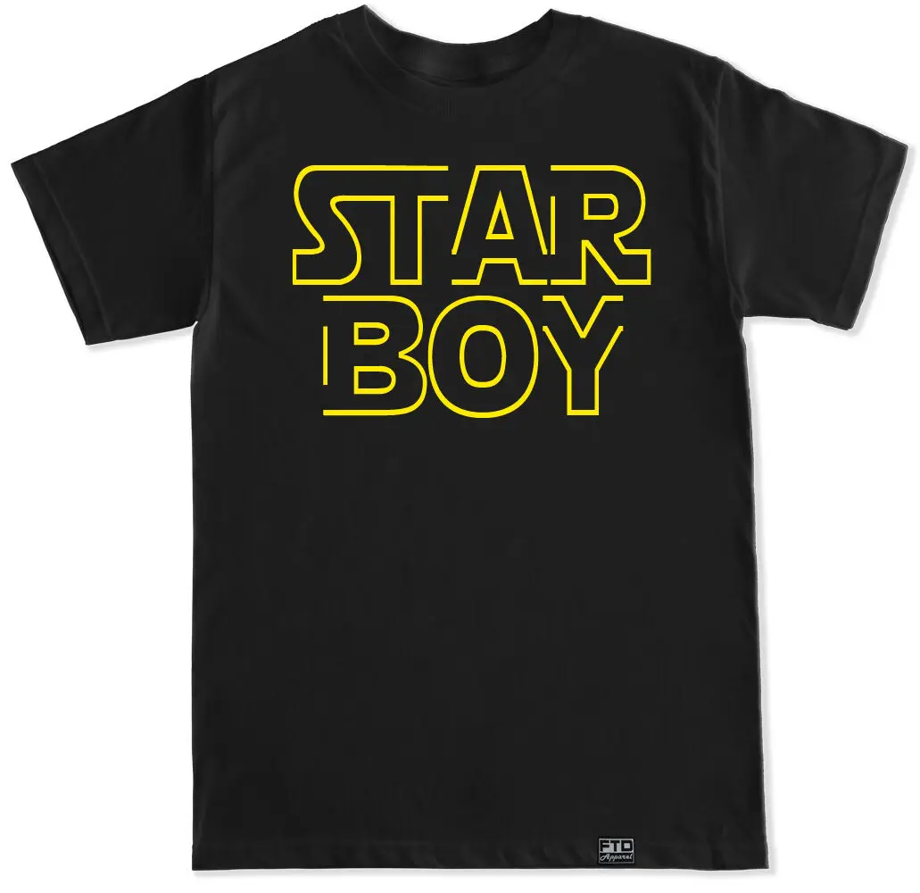 STARBOY выходные дни DAFT PUNK хип хоп рэп EDM RNB Дрейк ловушка музыка DJ XO футболка|Мужские