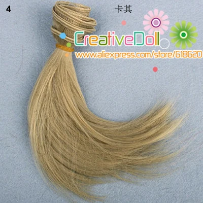 Бесплатная доставка 10 см BJD/SD кукольные волосы/DIY куклы прямые волосы/парики