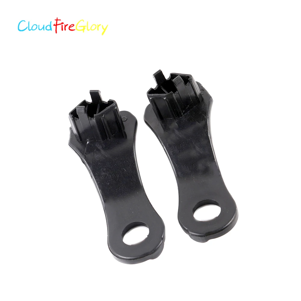 63126949633 63126949634 Pair Front Left+Right Headlight Headlamp Bracket Repair Kits Clips For BMW E60 E61 525i 530i 545i 550