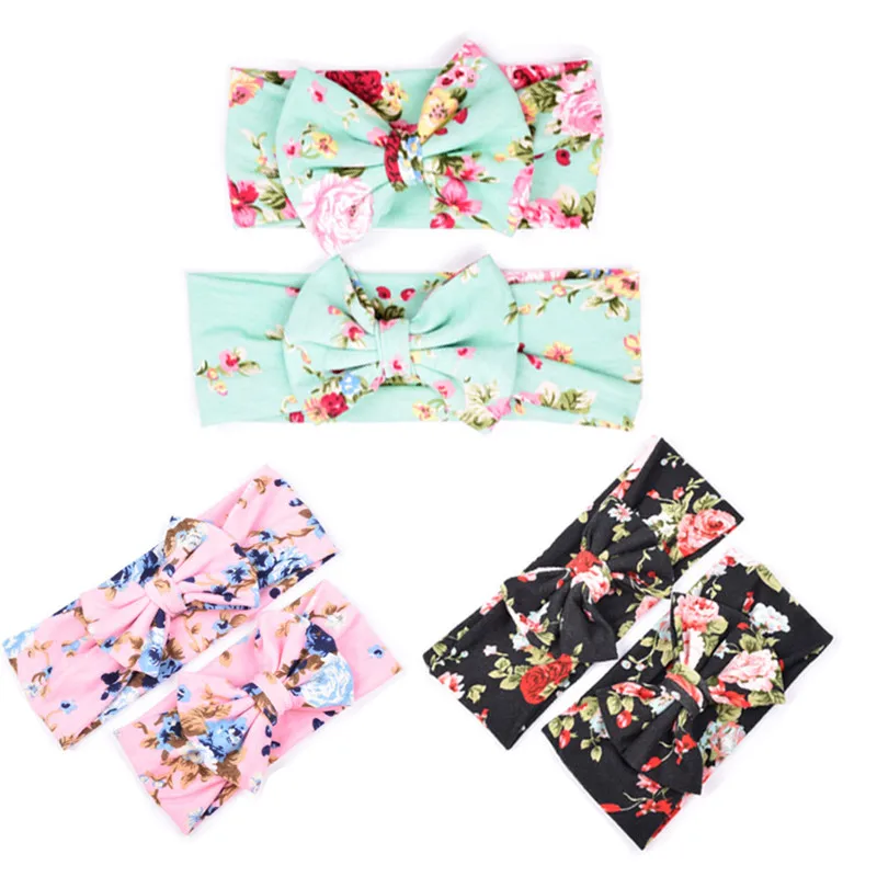 5set floral baby girl headband matching headbands mommy and me mother daughter mom | Детская одежда и обувь