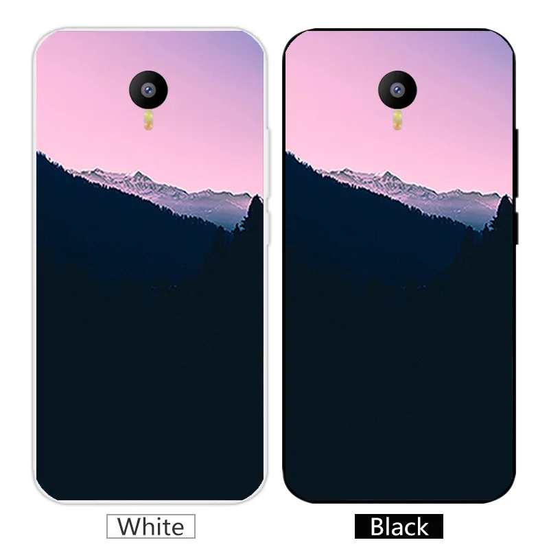 ТПУ для Meizu M2 Note HighMountain чехлы телефонов Чехол 5 дюймов череп кремний черный