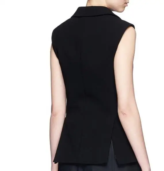 

New Arrival spring summer OL single breasted vest women coat