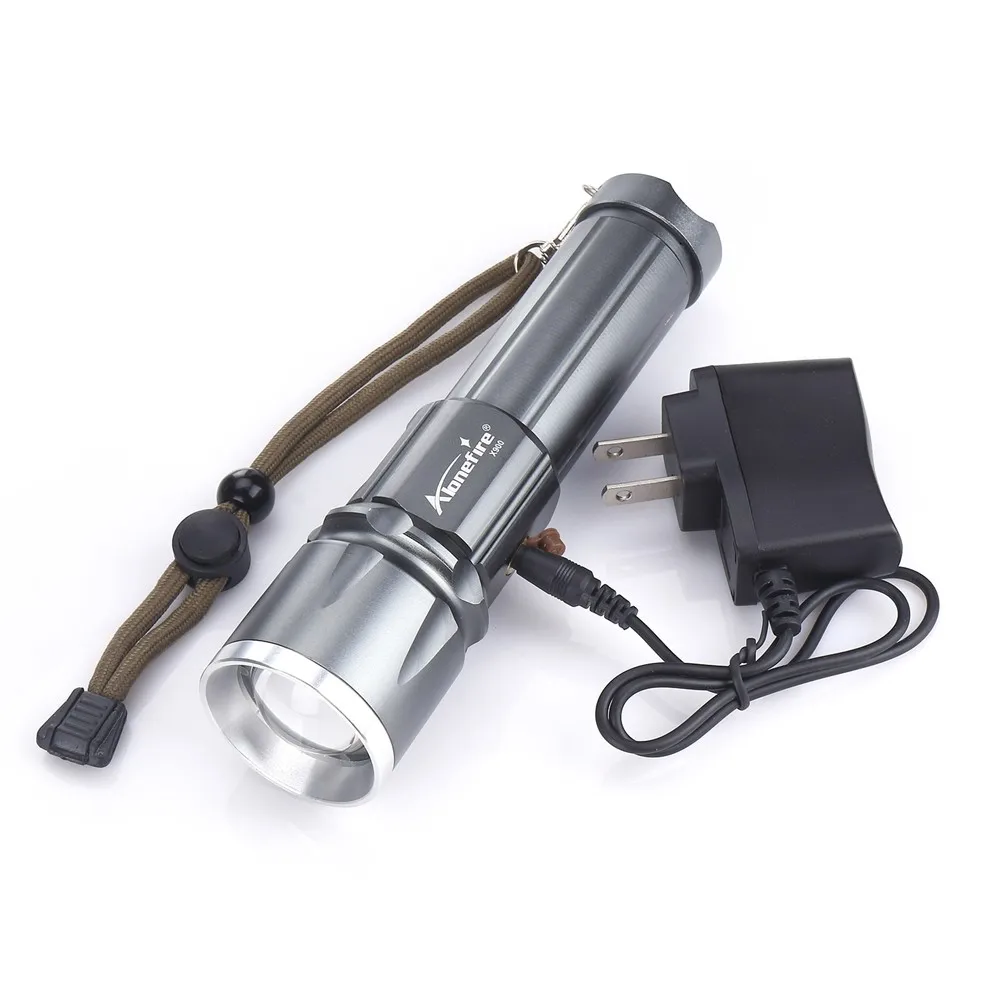 Фонарик AloneFire X900 CREE XM L2 T6 алюминиевый уличный светодиодный фонарик с зумом