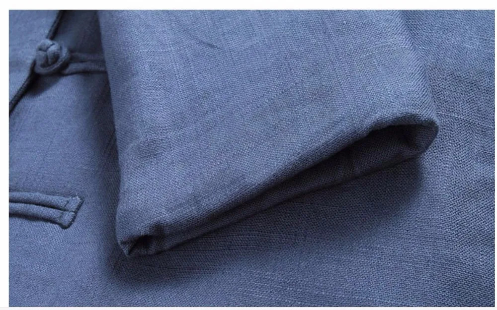 

M-3xl Winter China Wind Parkas Men's New Long Section Coats Padded Buckle Handwork Linen Cotton 100% Thicken Warm Long Jacket