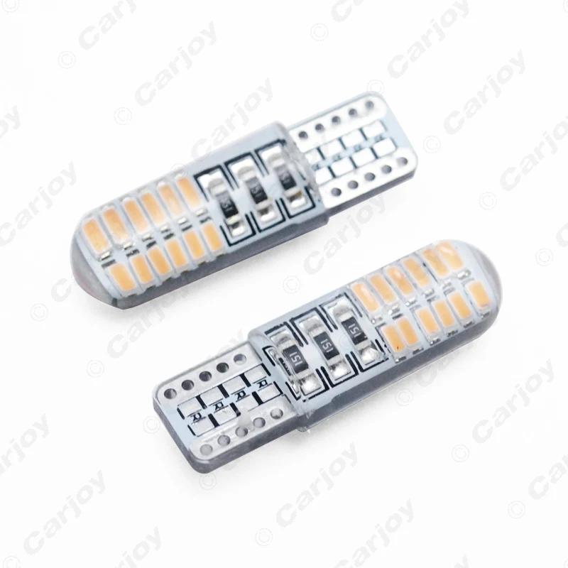 LEEWA 4 шт. автомобильный T10 194 168 W5W 3014 чип 24SMD кварцевая Автомобильная светодиодный