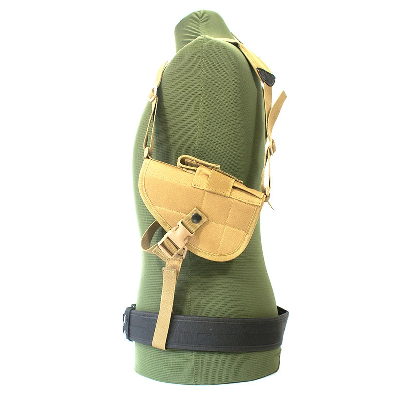 Outdoor Durable Military Tactical Hunting Shoulder Gun Holster niversal Left Right Hand Pistol Pouch JZ-004 | Спорт и развлечения