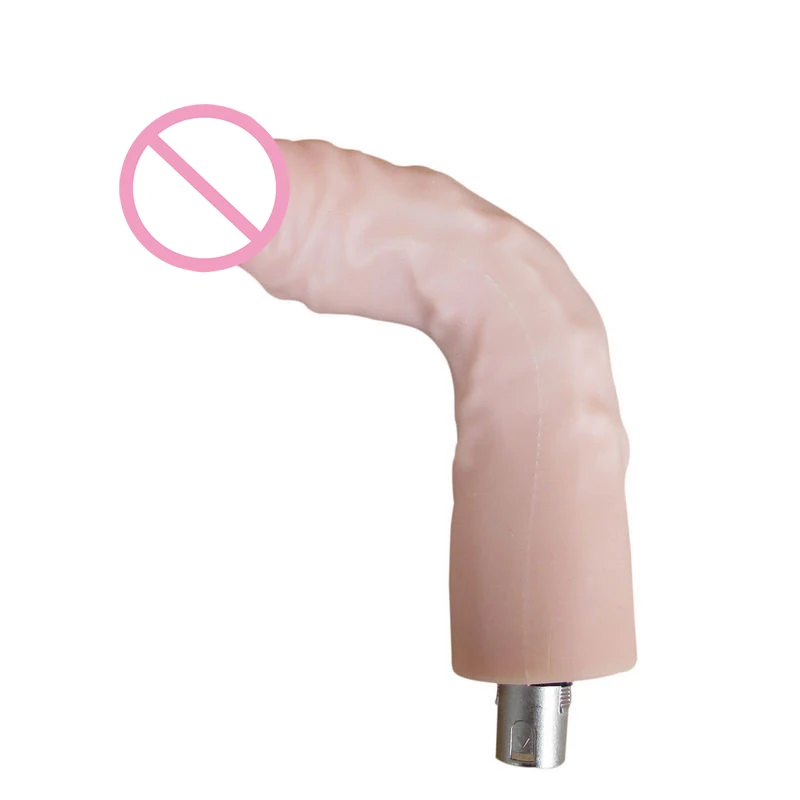 Мягкий силиконовый фаллоимитатор для секс-машины длиной 25 см и шириной 4 | Красота