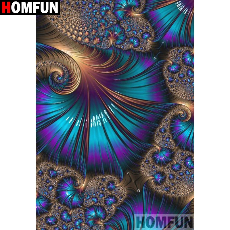 Алмазная 5d-картина HOMFUN Цветочный пейзаж полноразмерная/круглая Вышивка