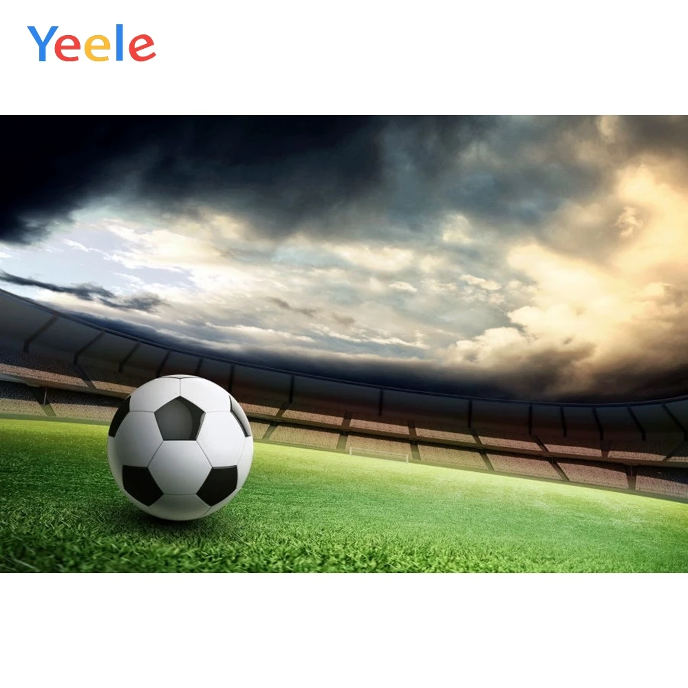 Yeele Футбол поле стадион игровая площадка фоны Виниловая Ткань Детская