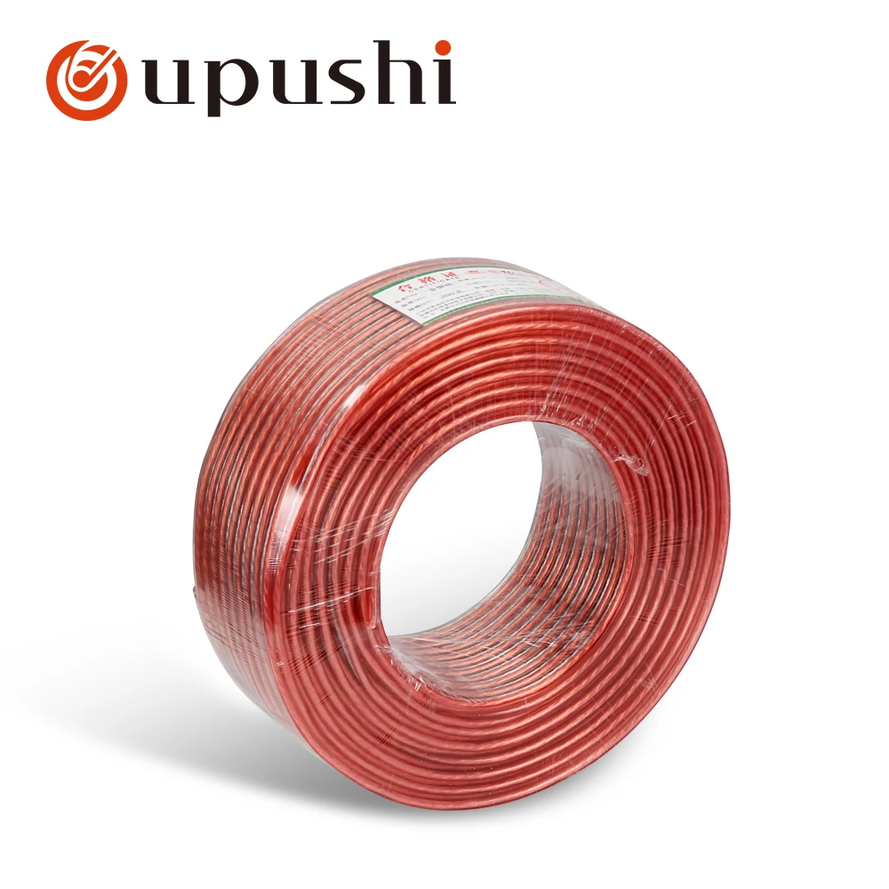 Oupushi audio speaker cable quality aluminum amplifier speaker wire loudspeaker cable connectors