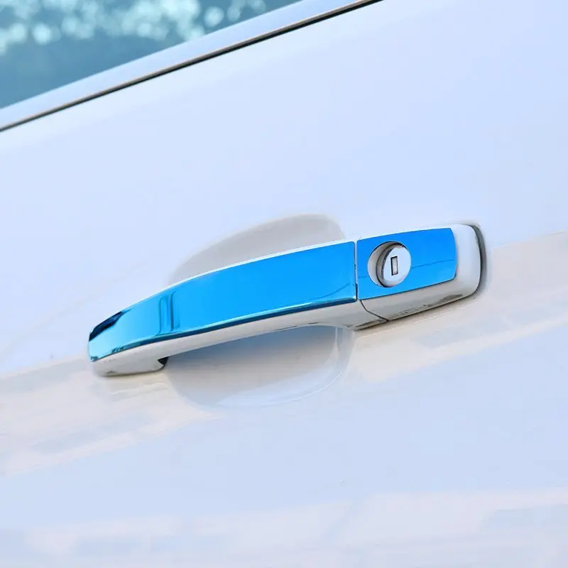 

For Opel Corsa D 2007-2014 Stainless Steel Door Handle Cover Trim Set Vauxhall 2008 2009 2010 2012 2013 Car Stickers Car Styling