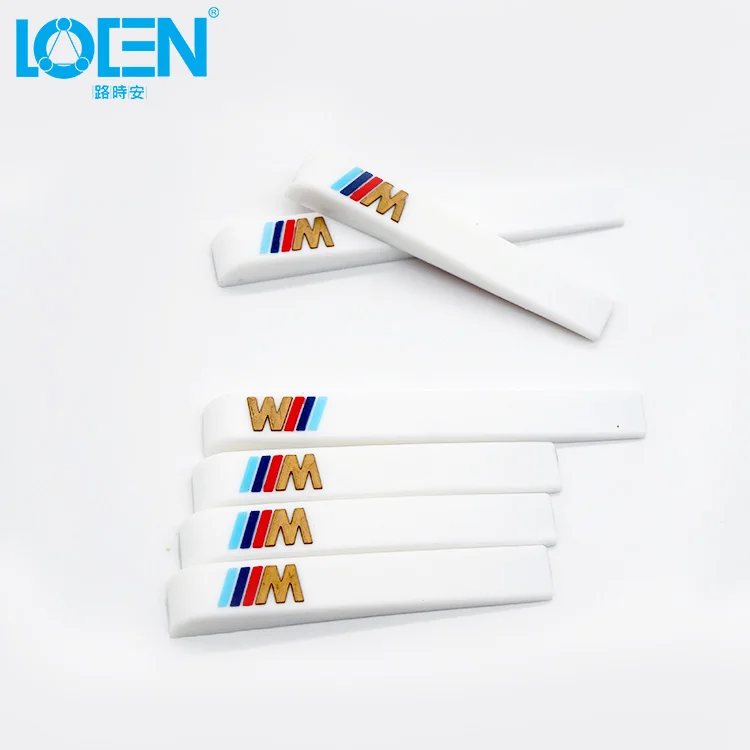 LOEN 6 шт./лот анти-столкновения наклейки для автомобиля дверь зеркало заднего вида защитные украшения наклейки полоски силикагель против царапин - Название цвета: E