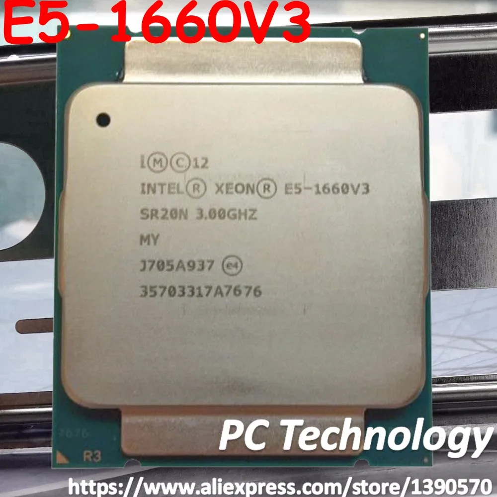 E5 1660V3 Original Intel Xeon QS Version 3 0 ГГц 8 ядерный 20 МБ SmartCache 140 Вт 1660 V3 DDR4 1866 МГц|intel xeon|xeon intele5 v3