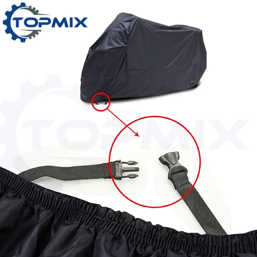 Чехол для мотоцикла Черный Водонепроницаемый чехол размер XL XXL XXXL | Автомобили и