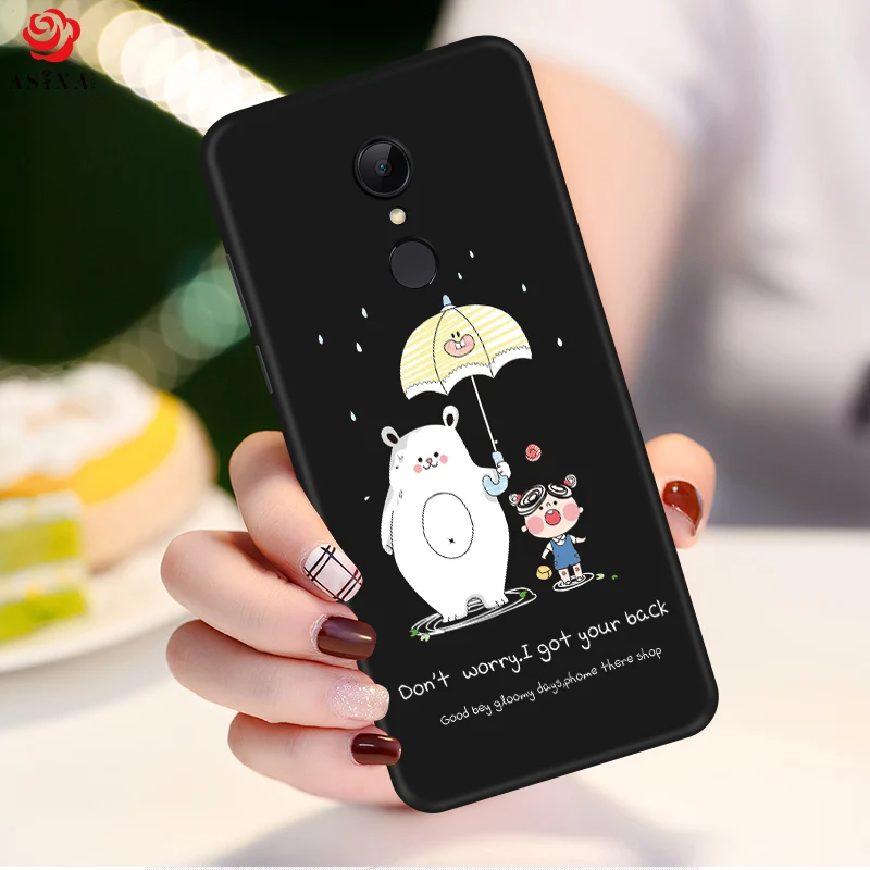 Милый чехол с кроликом для Xiaomi Redmi 5 мультяшным рисунком 3D рельефный 6 Pro