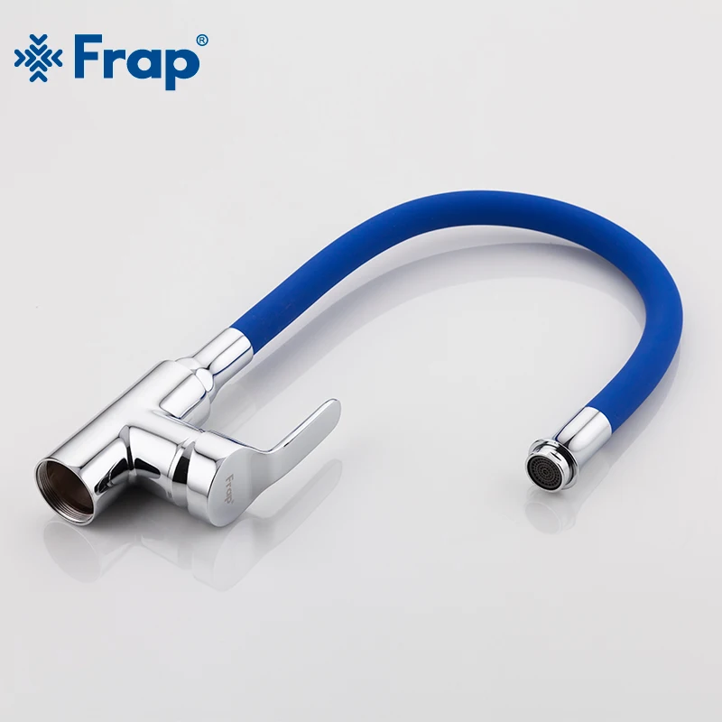 FRAP кухонный кран 6 Цветов Силикагель hosepipe кухонный кран для раковины Смеситель для воды гибкий кран для холодной и горячей воды для кухни