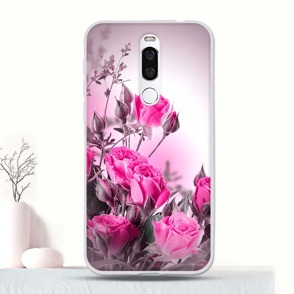 4 Силиконовый чехол с принтом для Meizu X8, задняя защитная крышка из ТПУ для Meizu X8, чехол-бампер для Meizu X 8, чехол-накладка - Цвет: 4