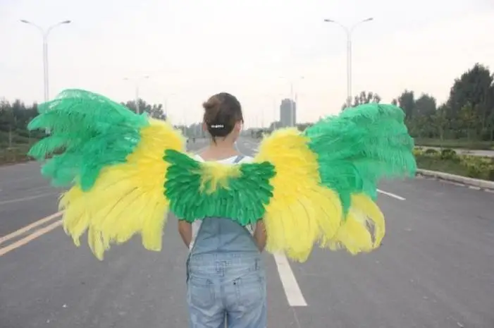 Высококачественные Симпатичные Крылья Ангела и пера для взрослых на заказ