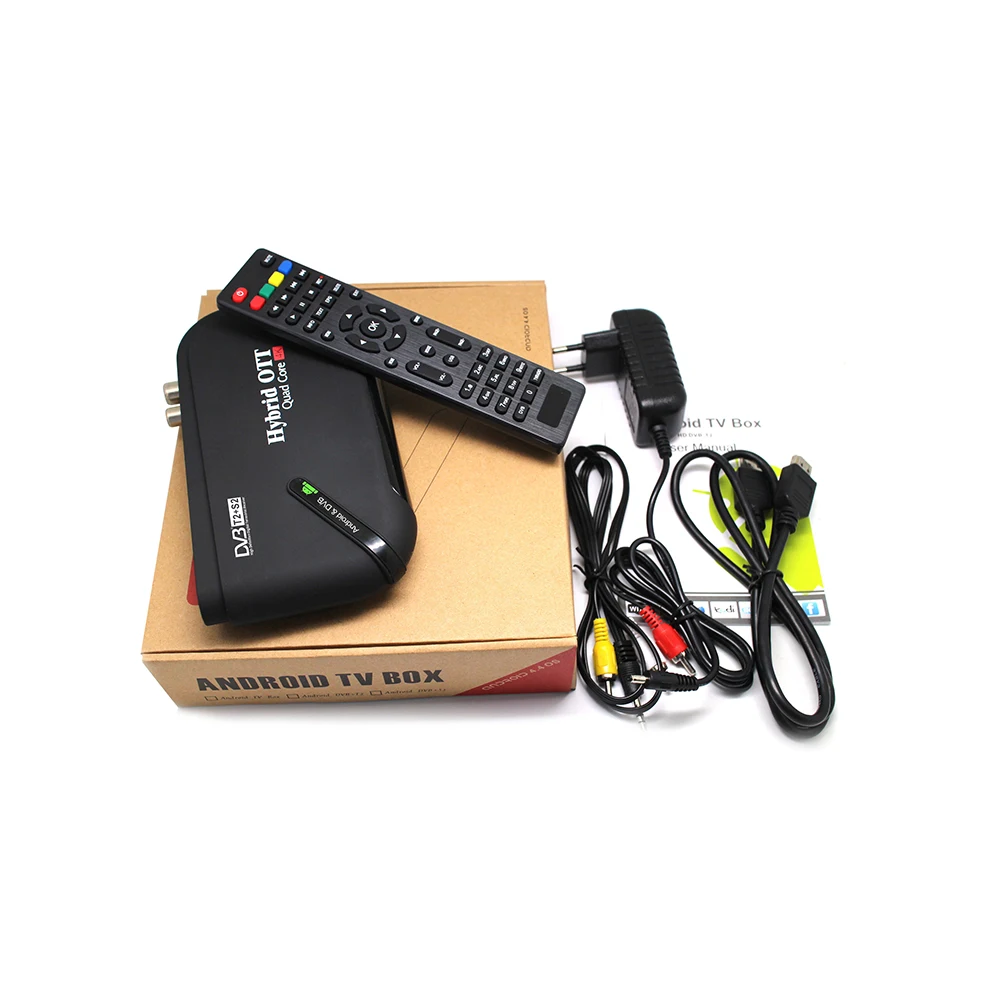 Vmde оригинальная ТВ приставка Android 7 1 DVB T2 C 1G/8G Smart Media Player Amlogic S905D Восьмиядерный KII Wifi