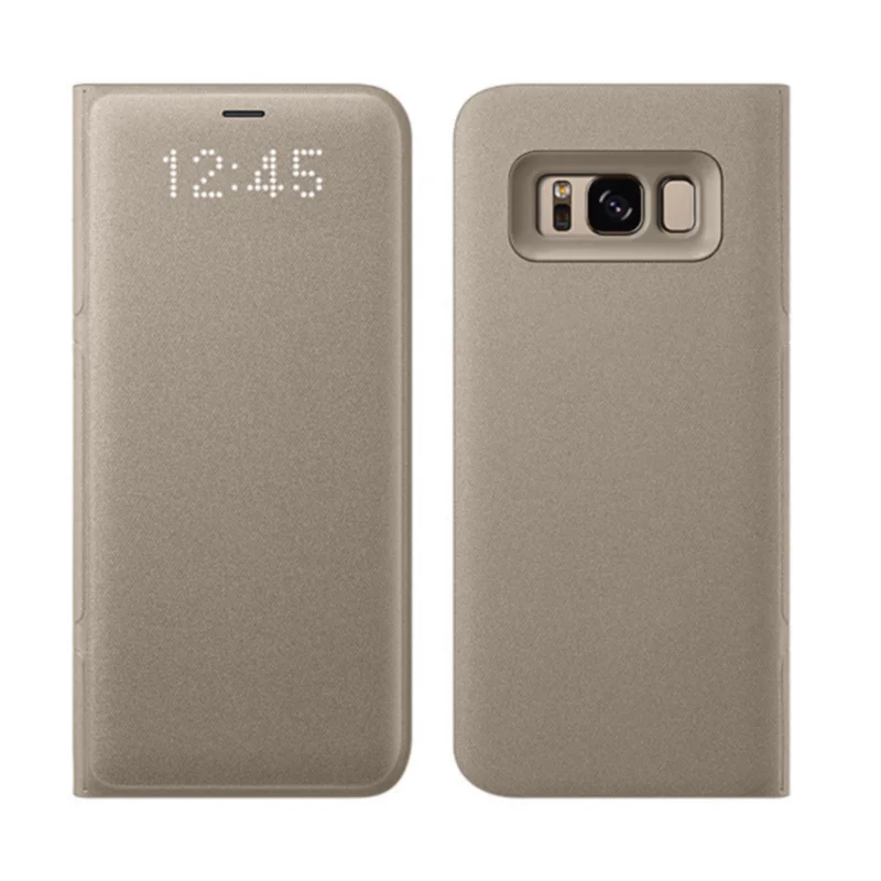 For Samsung S8 S 8 Plus LED View Cover Case 360 Wallet Flip Leather Cute Protective Shockproof Protection Luxury Back Cases | Чехлы для