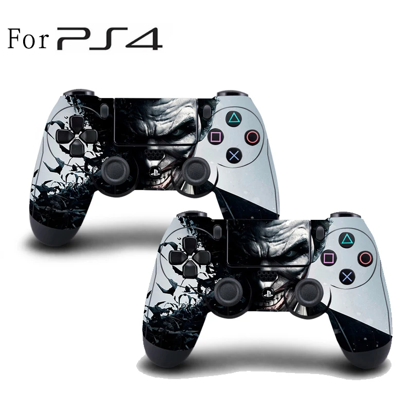 Бэтмен черный стиль пропуск контроллер все тело кожи винила наклейка для Sony PS4