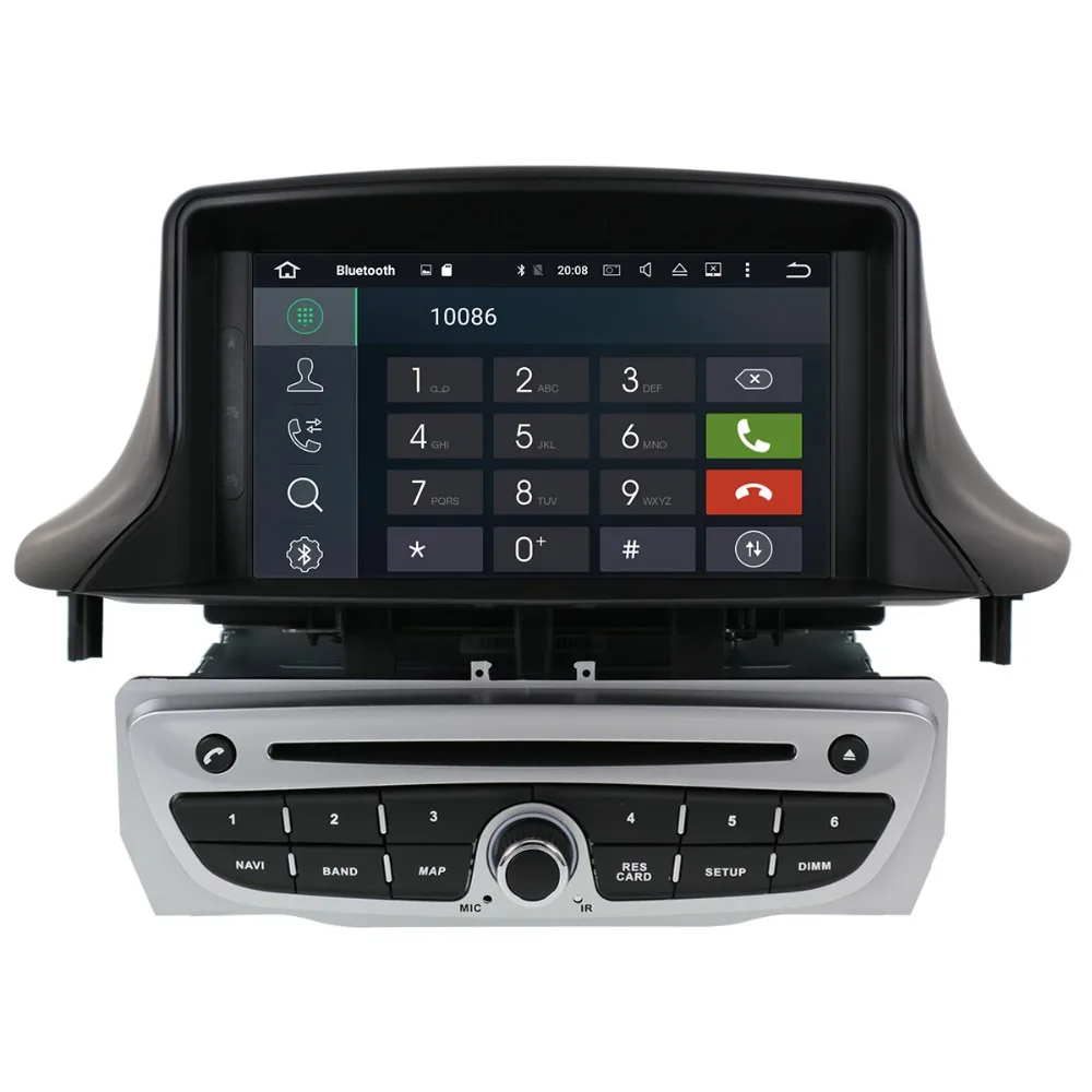 Android 8 1 экран Мультимедиа автомобильный CD DVD плеер GPS навигация для Renault Megane 3 Fluence