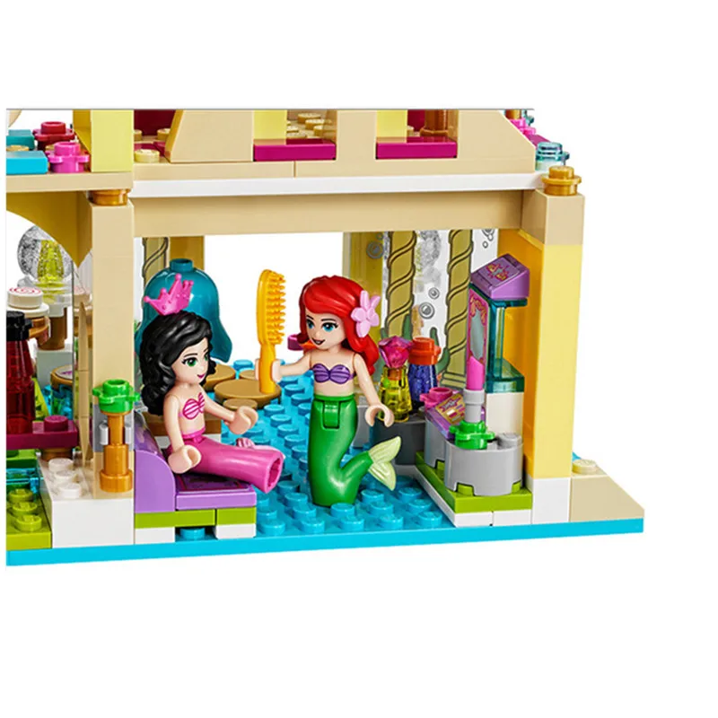 New Princess Underwater Palace 10436 Legoings Friends Model Building Kits Blocks Bricks Girl Toy Gift for Child | Игрушки и хобби