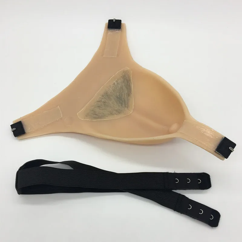 Искусственные Женские гениталии с волосами Силиконовое влагалище Abalone Тип Vulva