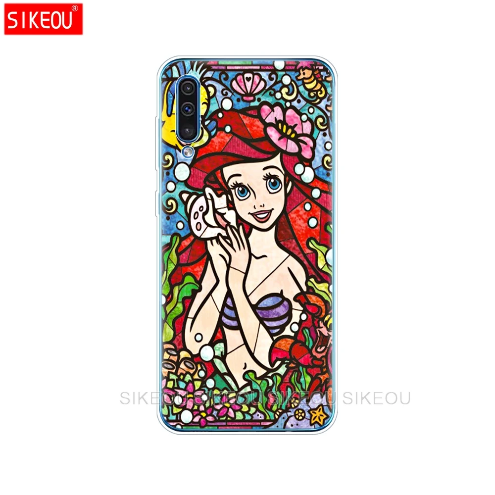 Для samsung Galaxy A50 силиконовый прозрачный Футляр задняя крышка чехол для телефона для samsung A50 A505 A505F SM-A505F мягкий чехол 6,4 - Цвет: 33983