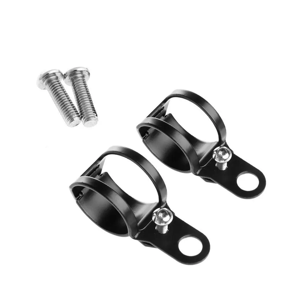 2pcs/Set 190*45*30mm Motorcycle Black Metal Fork Ear Clamp Turn Signal Light Mount Brackets Holder for Harley Scooter | Автомобили и