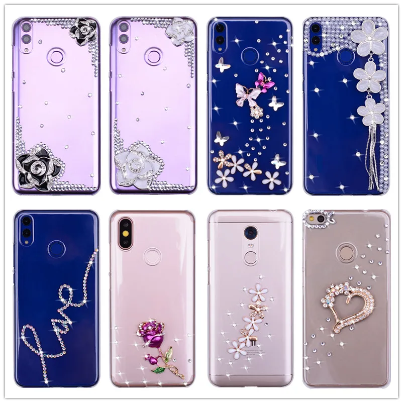 Чехол для Xiaomi Mi 9 SE A2 8 lite A1 Mix 2s pocophone F1 Redmi 4X 4A 5 Plus 5A 6A S2 Note 7 4 6 Pro Prime 3D Bling Case | Мобильные