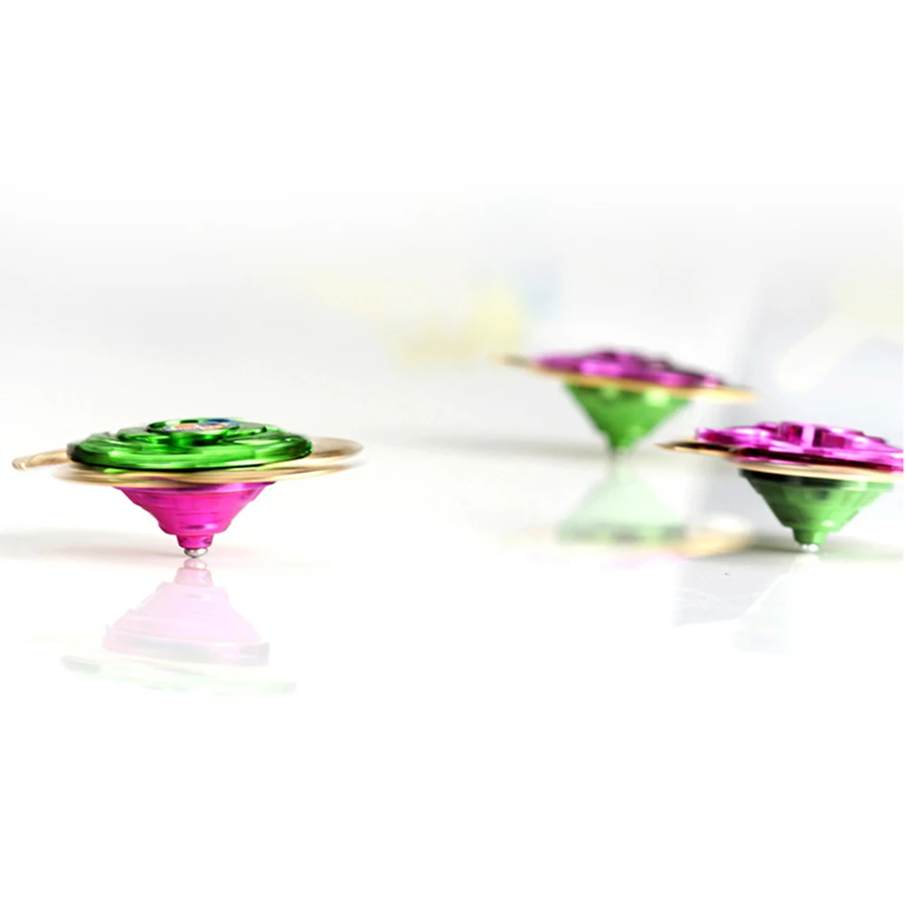 1 шт. 3d-гироскоп с вращением вправо влево металлическим покрытием волшебный 3D