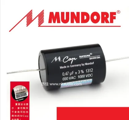 German original mundorf MCap Supreme Silver oil 0.01uf-10uf 690VAC 1000VDC free shipping