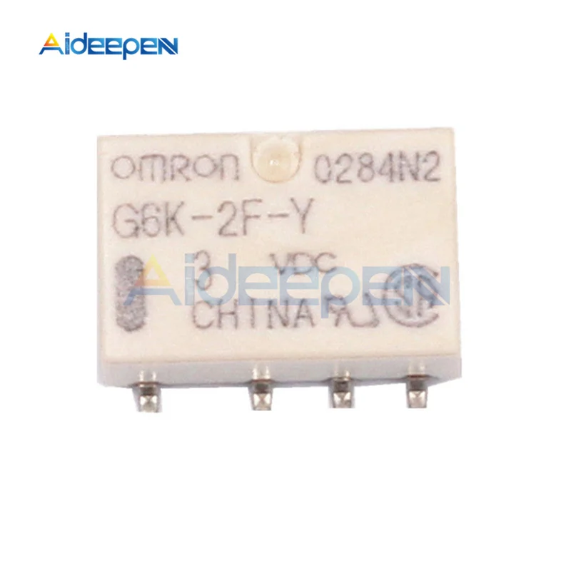 1 шт. DC 3V 5V 12V 24V SMD G6K-2F-Y реле сигнала 8 Pin для реле Omron