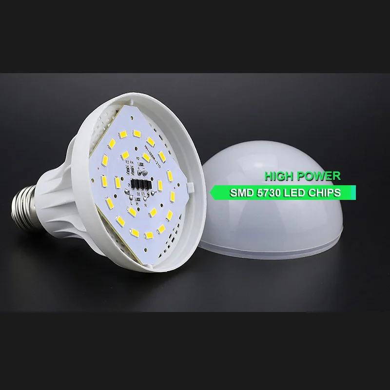 Lamp LED Bulb 3W 5W 7W 9W 12W 15W 18W 20W E27 110V 220V 240V Lampada Led Cold White Warm light SMD 5730 |