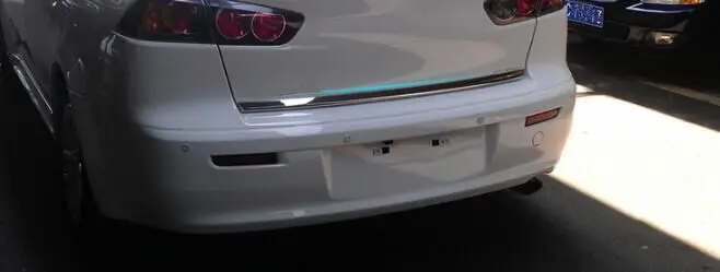 Задняя Крышка багажника отделка задних фонарей для Mitsubishi Lancer EVO Galant Fortis Sedan 2008- формовочная хромированная задняя дверь Стильная отделка