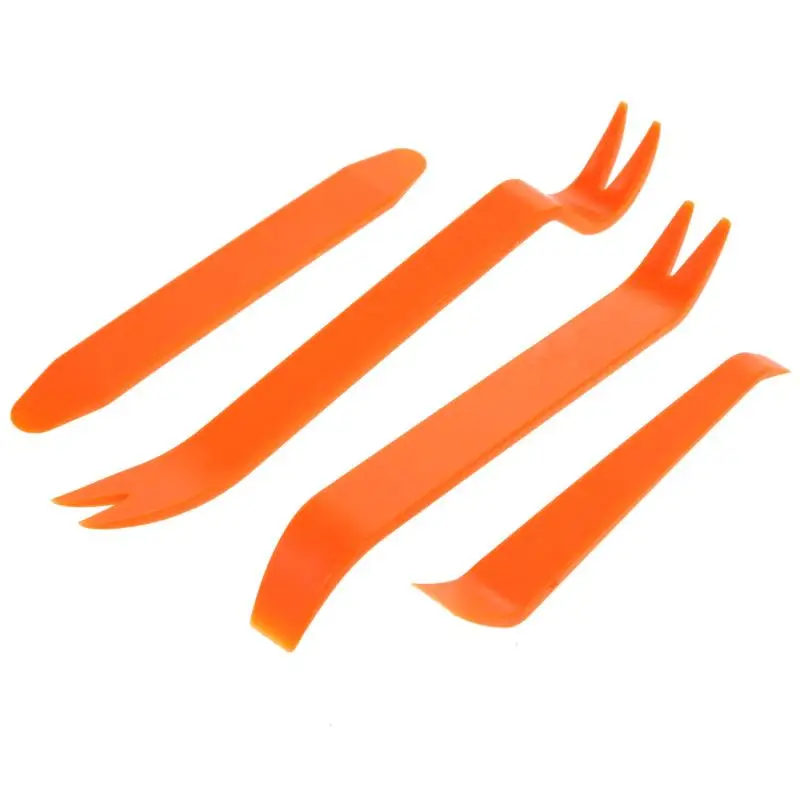 

4Pcs/set Portable Vehicle Car Audio Radio Door Clip Panel Trim Dash Removal Installer Kit Auto Panel Pry Plastic Hand Tools
