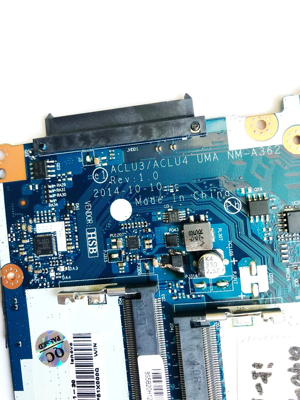 Оригинальный Для Lenovo G40-80 Материнская плата ноутбука I5-5200U ACLU3 ACLU4 NM-A362 испытанное