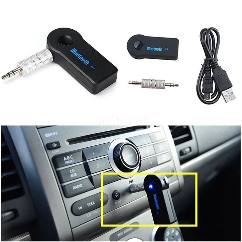 50 шт./лот 100% Высокое качество 3 5 мм Автомобильный A2DP беспроводной Bluetooth