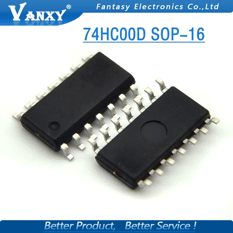 Новый и оригинальный чип 74HC00D SOP14 74HC00 SOP SN74HC00DR 14 SN74HC00 SMD 20 шт.|smd ic|ic smdic 2 |