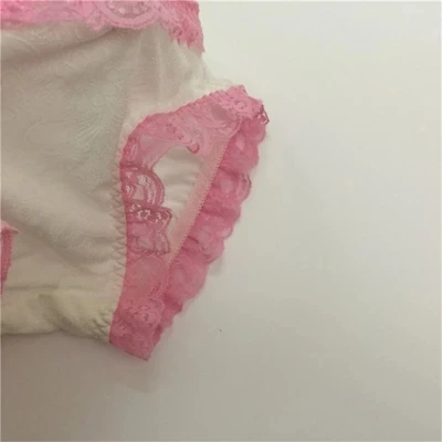 Нижнее белье Sissy нижнее в горошек для мужчин кружевные трусы сексуальное бикини