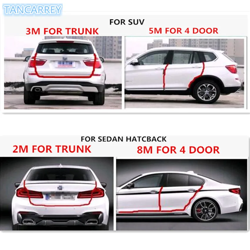 Автомобильный стиль двери край царапины полосы для skoda superb dacia duster mercedes w203 volvo xc60 Vesta w211 renault megane peugeot 508