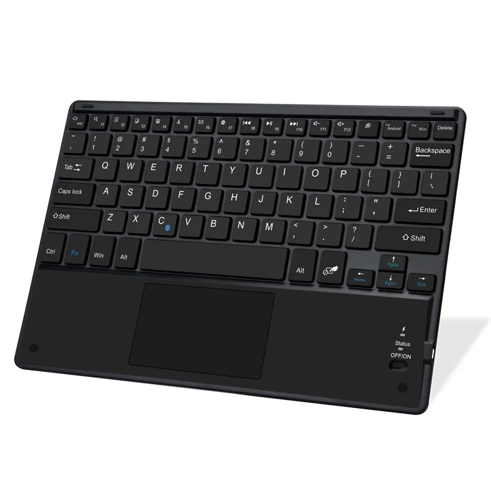 

Wireless Bluetooth Keyboard with Touchpad Universal Portable Fingerboard for Win IOS Android System for Tablet PC Laptop Working