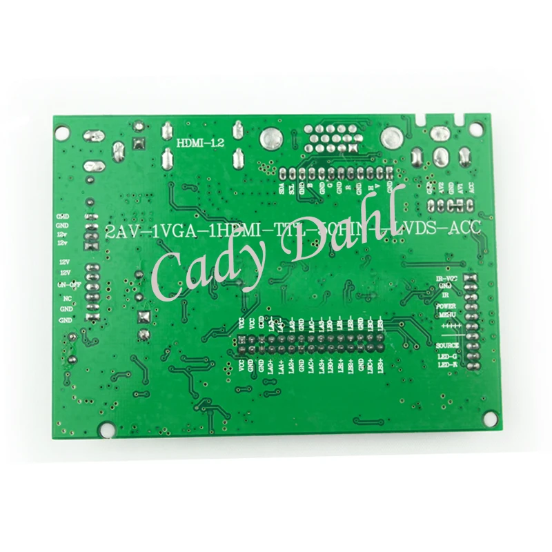 Плата контроллера VGA AV LVDS + 40 контактный Комплект кабелей Lvds ДЛЯ LP140WD1 TLA1/TLM1 LP140WD2