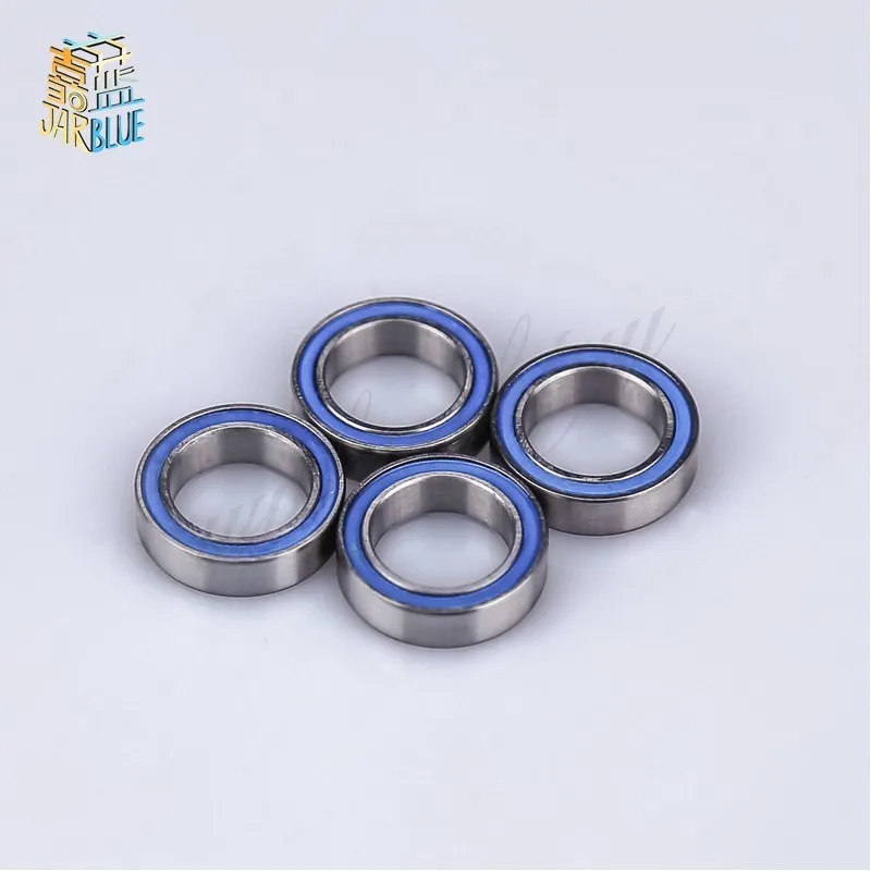 10 шт. 10X15X4 6700 2RS ABEC3 10x15x4 мм, синяя резиновая искусственная модель подшипника от JARBLUE