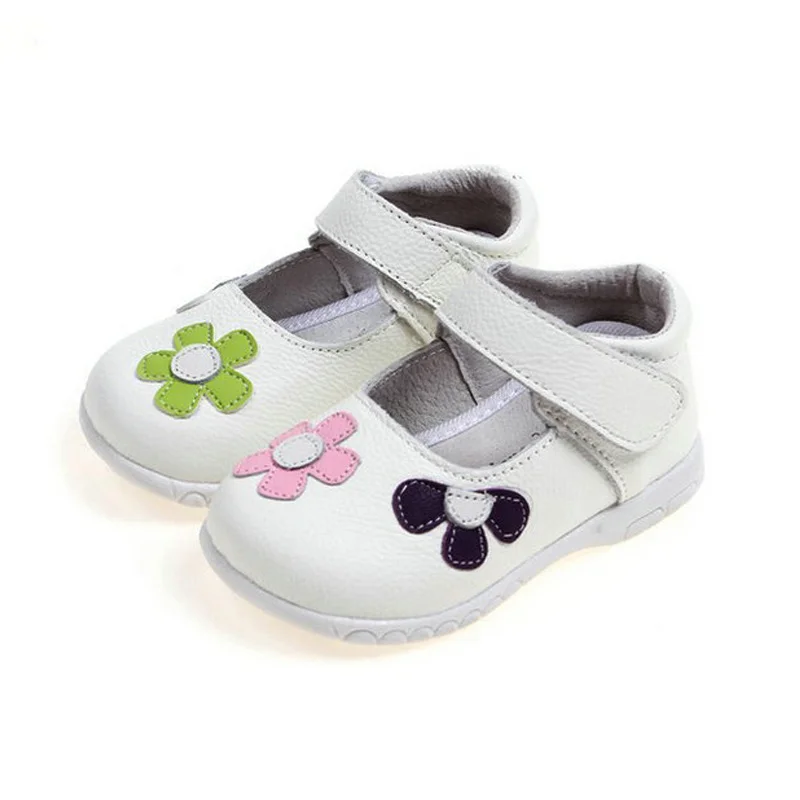 Детские сандалии CMSOLO Летние кожаные туфли с цветами для девочек размер 21 27 хит